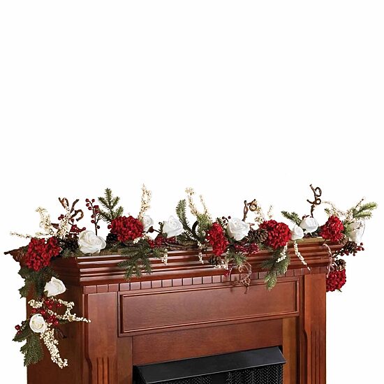 Nearly Natural 28in Pine Cone Christmas Indoor Garland