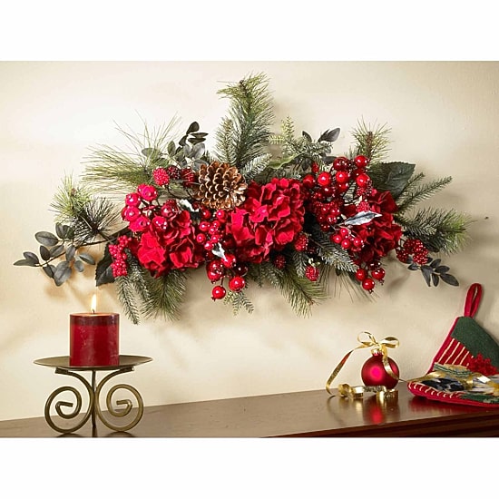 Nearly Natural 30" Indoor Christmas Swag