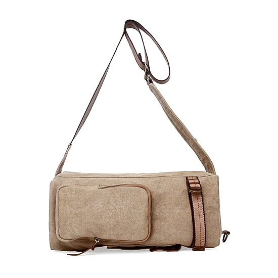 TSD Brand Hill Side Canvas Sling Bag Unisex Adult Adjustable Straps Padded Straps Backpack
