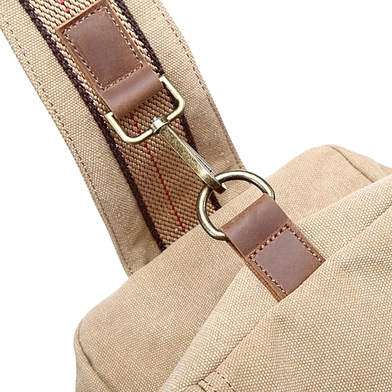 TSD Brand Hill Side Canvas Sling Bag Unisex Adult Adjustable Straps Padded Straps Backpack