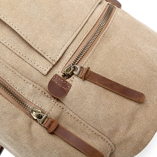 TSD Brand Hill Side Canvas Sling Bag Unisex Adult Adjustable Straps Padded Straps Backpack