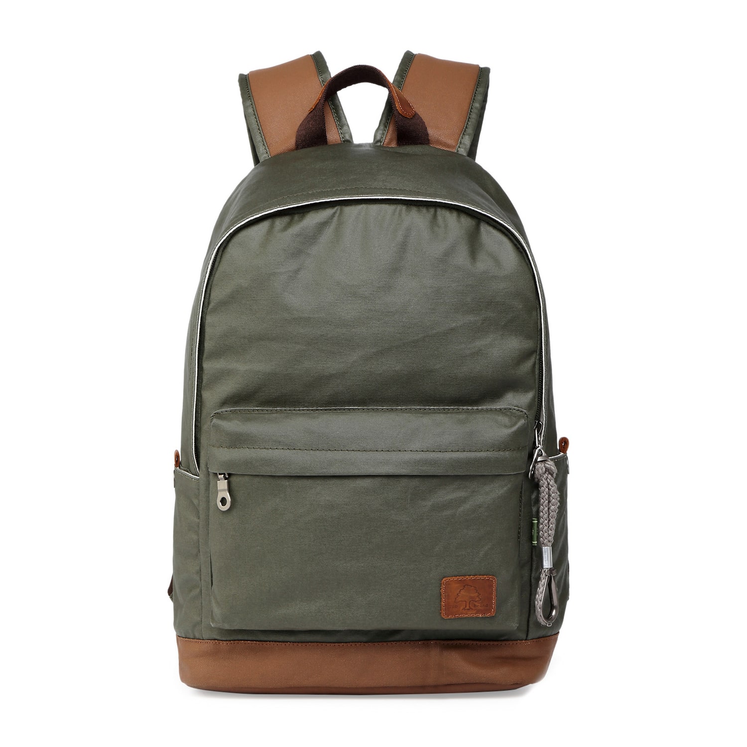 TSD Brand Urban Light Coated Canvas Unisex Adult Adjustable Straps Padded Backpack