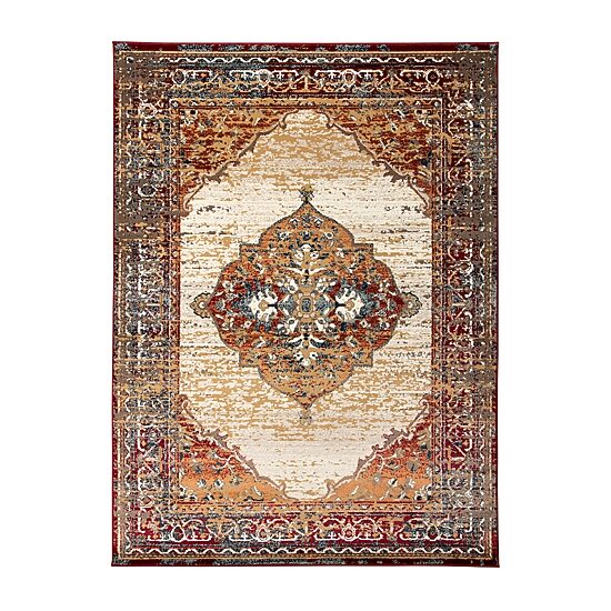 Amer Rugs Arlenu Cass Medallion Medallion Indoor Rectangular Accent Rug