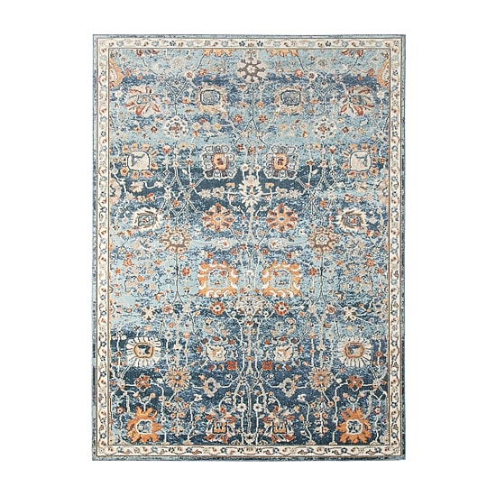 Amer Rugs Bethleham Cerr Floral Floral Indoor Outdoor Rectangular Accent Rug