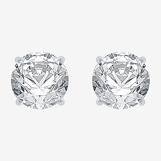 3 CT. T.W. Lab Grown White Diamond 14K Gold Round Jewelry Set
