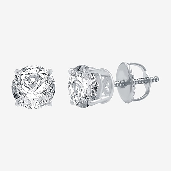 3 CT. T.W. Lab Grown White Diamond 14K Gold Round Jewelry Set