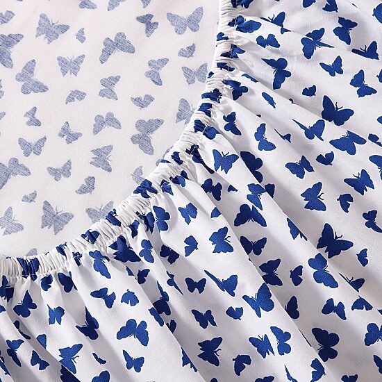 Poppy & Fritz Cotton Peracle Printed Sheet Set