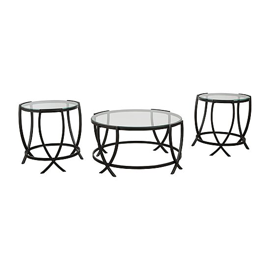 Signature Design by Ashley® Tarrin Living Room Collection Coffee Table Set