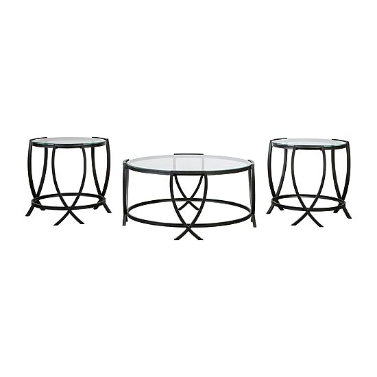 Signature Design by Ashley® Tarrin Living Room Collection Coffee Table Set