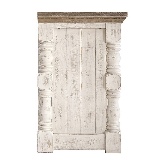 Signature Design by Ashley® Havalance Antique White/Brown Extra Large Tv Stand TV Stand