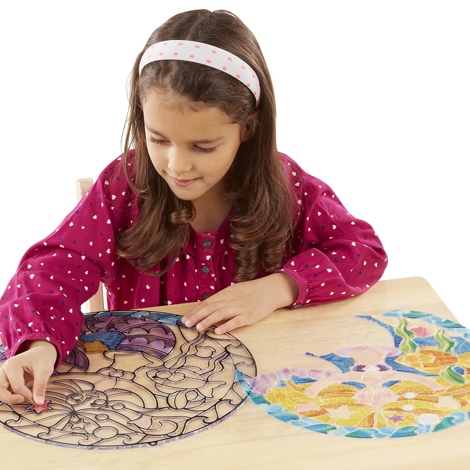 Melissa & Doug Stained Glass - Mermaid Craft Kit