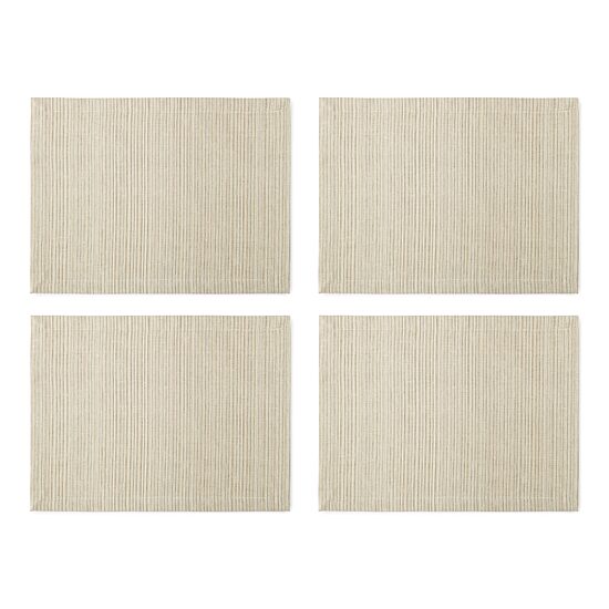 Home Expressions 4-pc. Miles Taupe Placemat