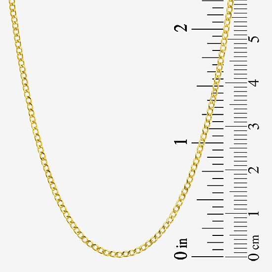 Made in Italy Girls 14K Gold 13 Inch Curb Chain Necklace