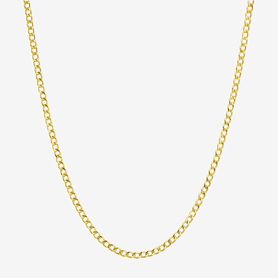 Made in Italy Girls 14K Gold 13 Inch Curb Chain Necklace