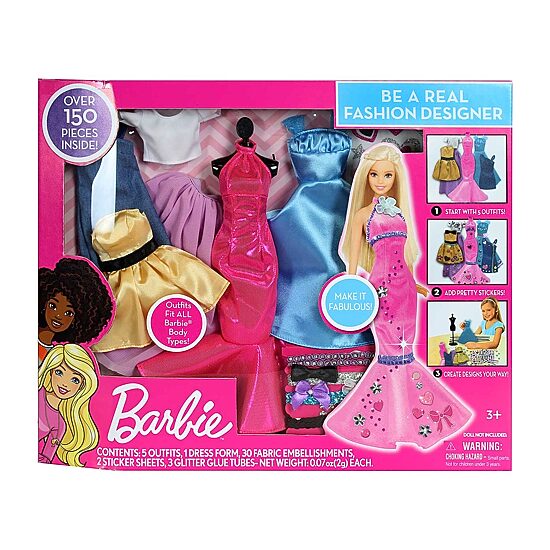 Be A Fashion Designer Doll Dress Up Kit Barbie Craft Kit