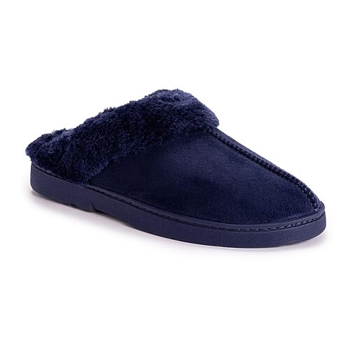 Muk Luks Womens Clog Slippers, Medium, Blue