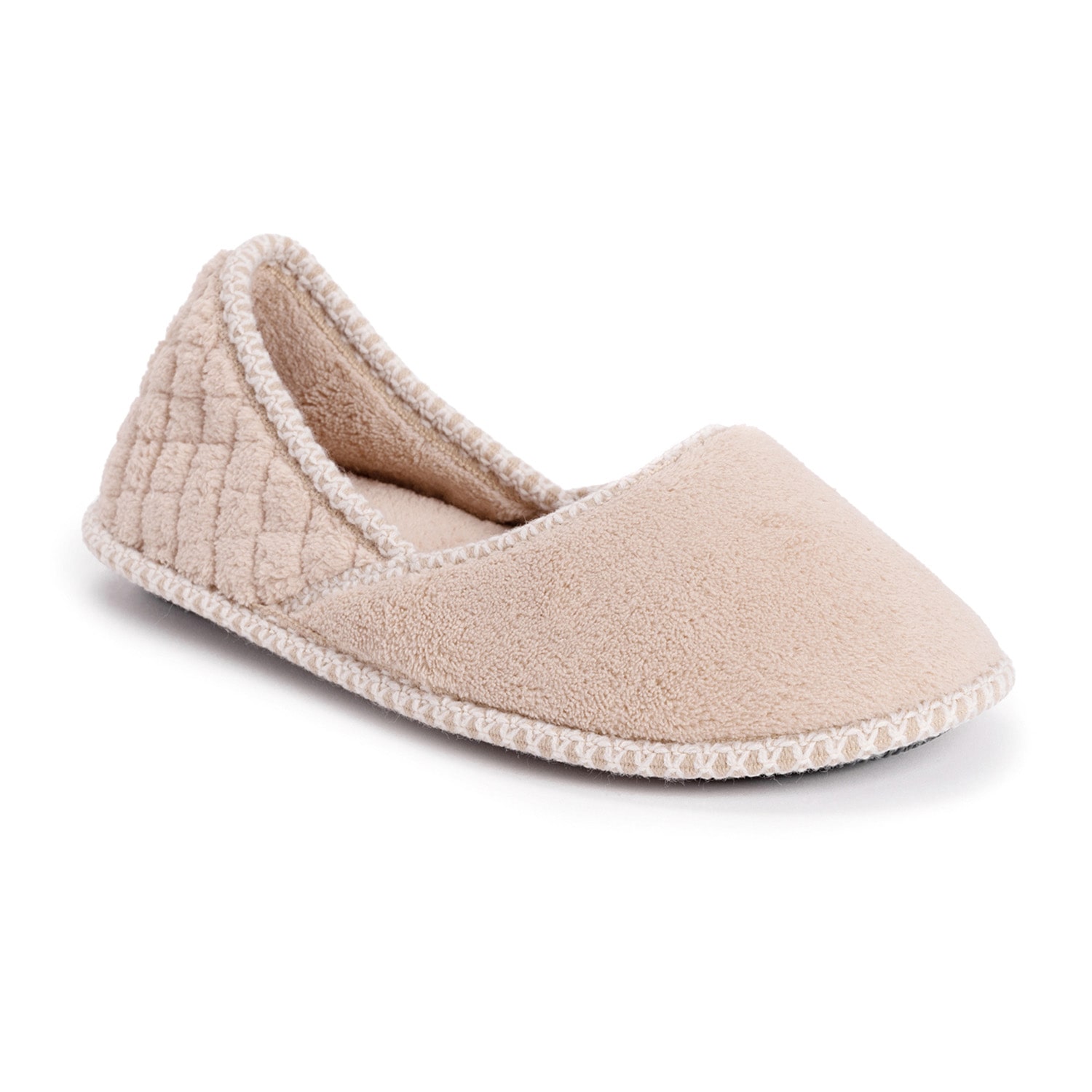 Muk Luks Beverly Womens Memory Foam Slip-On Slippers