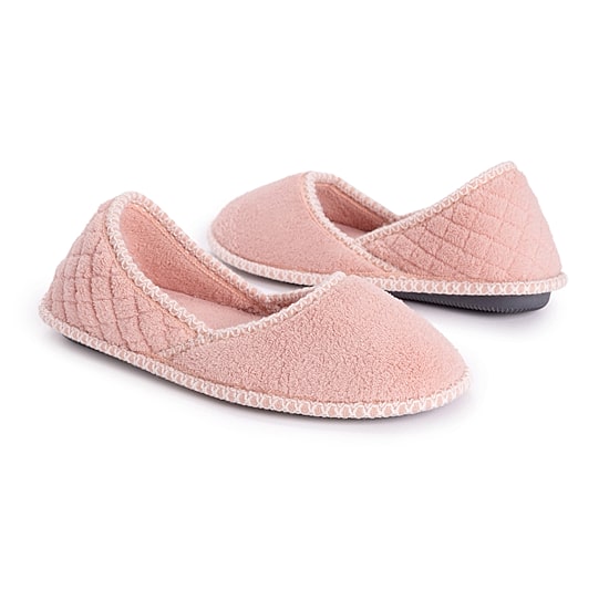 Muk Luks Beverly Womens Memory Foam Slip-On Slippers