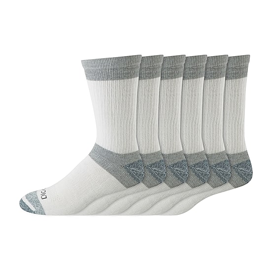 Dickies Dri-Tech Max Cushion Work Mens 6 Pair Crew Socks