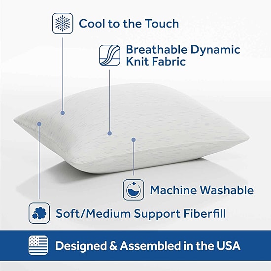 Sealy ProCool Soft/Medium Support Pillow, Color: White - JCPenney