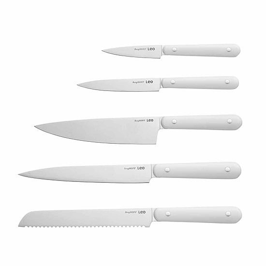 BergHOFF Leo Glints Stainless Steel 5-pc. Complete Knife Set
