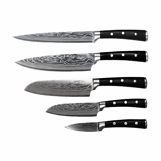 BergHOFF Antigua Stainless Steel 7-pc. Cutlery Set with Wood Storage Case