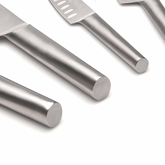 BergHOFF Straight 18/10 Stainless Steel 5-pc. Specialty Knife Set with 3-In-1 Sharpener