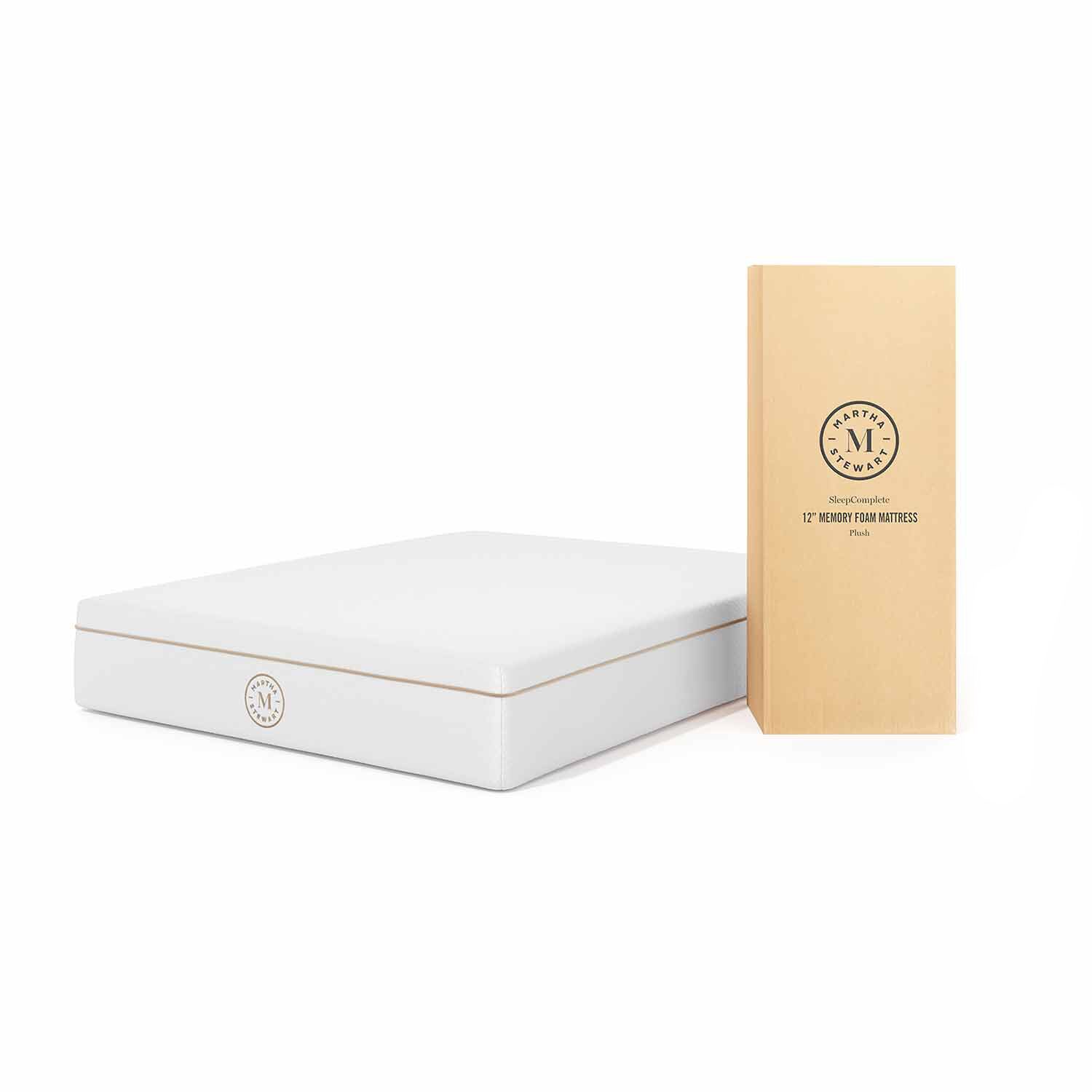 Martha Stewart SleepComplete 12" Gel Memory Foam Plush - Mattress a Box