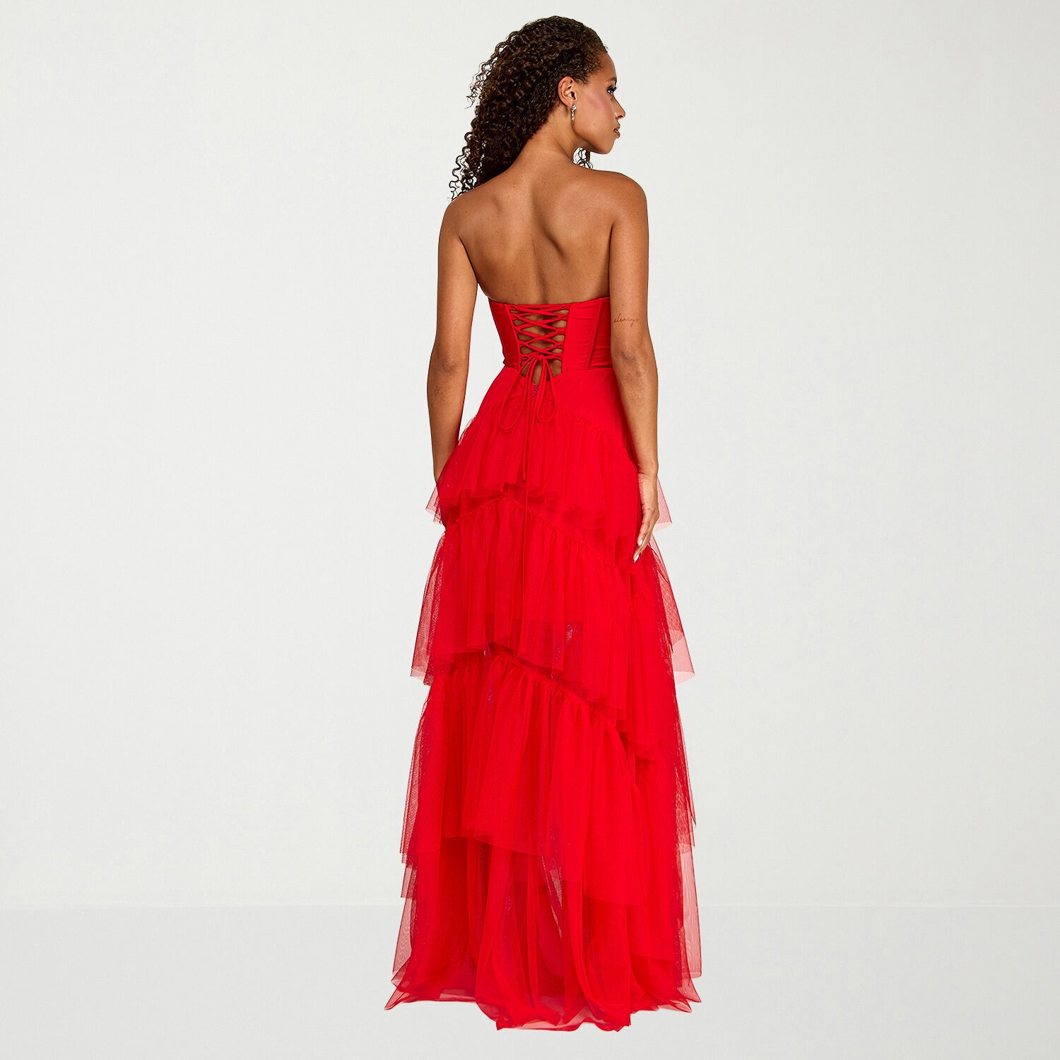 City Triangle Womens Juniors V Neck Sleeveless A-Line Dress
