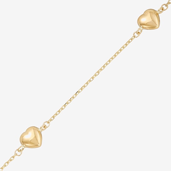 Gold Addiction Womens 10K Gold 18 Inch Link Chain Necklace