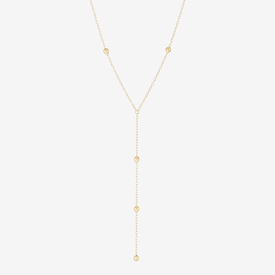 Gold Addiction Womens 10K Gold 18 Inch Y Necklace
