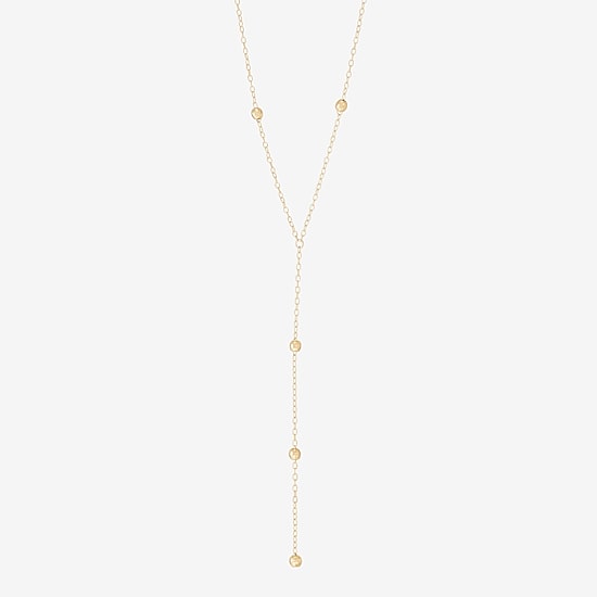Gold Addiction Womens 10K Gold 18 Inch Y Necklace