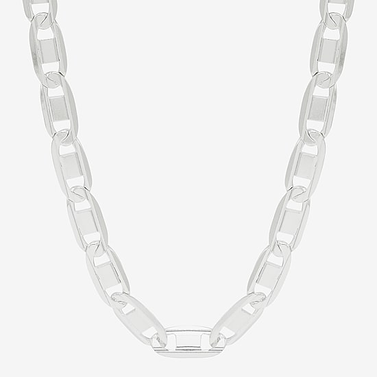 Made in Italy Unisex Adult Sterling Silver 22 Inch Chain Necklace