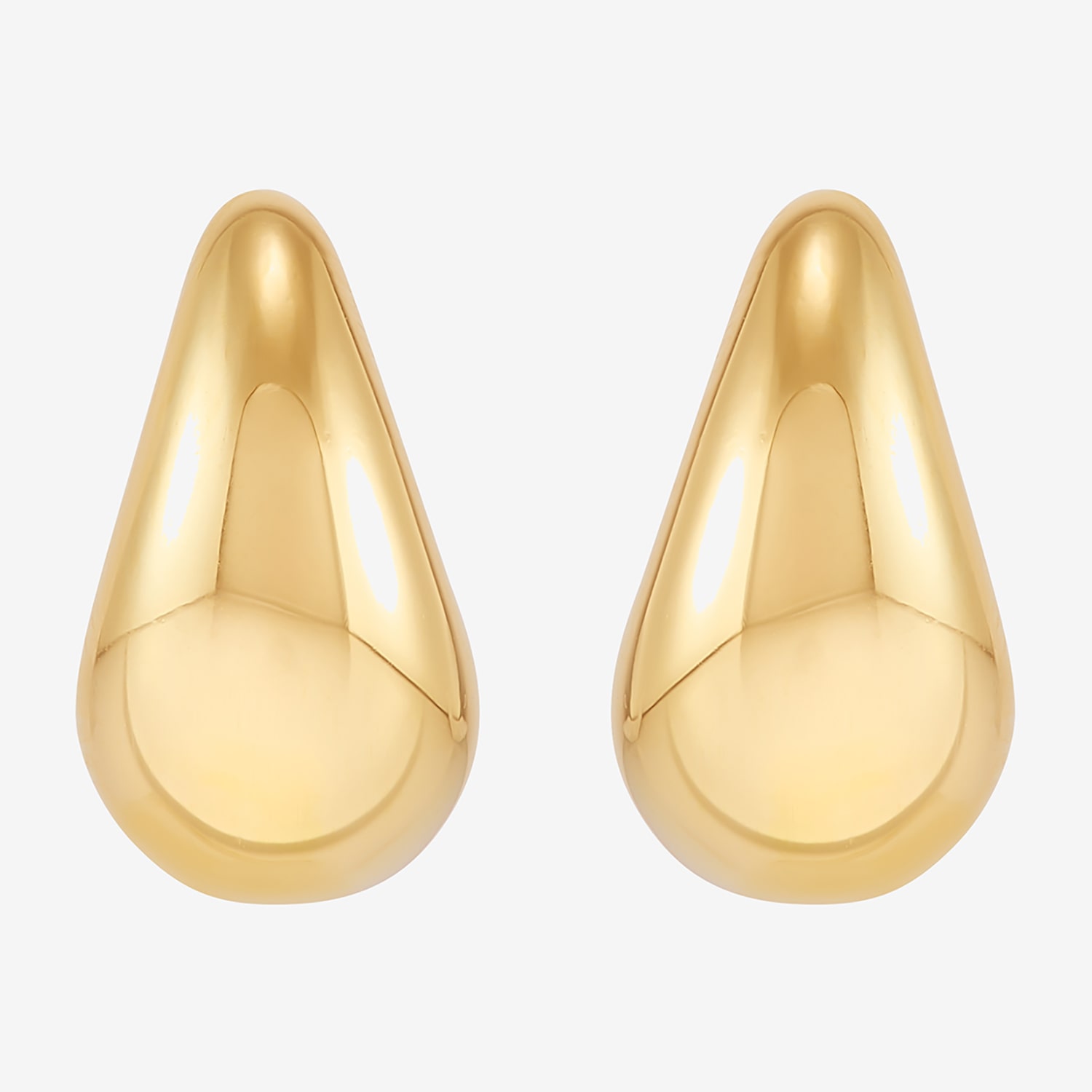 Silver Addiction Womens 14K Gold Over Silver 2 Pair Earring Set