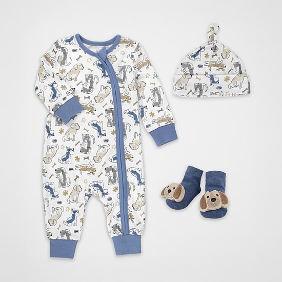 Baby Essentials Baby Boys 4-pc. Baby Clothing Set