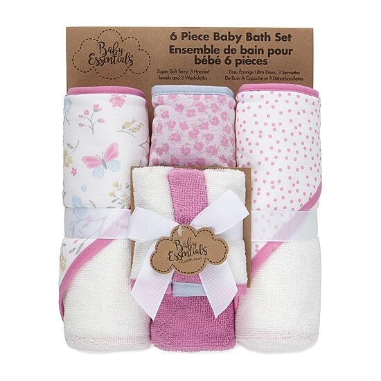 Baby Essentials 6-pc. Bath Towel Set