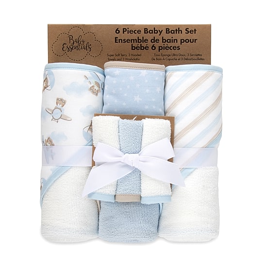 Baby Essentials 6-pc. Bath Towel Set