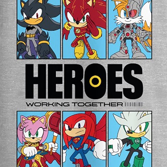 Little & Big Kid Boys Crew Neck Short Sleeve Regular Fit Sonic the Hedgehog Graphic T-Shirt