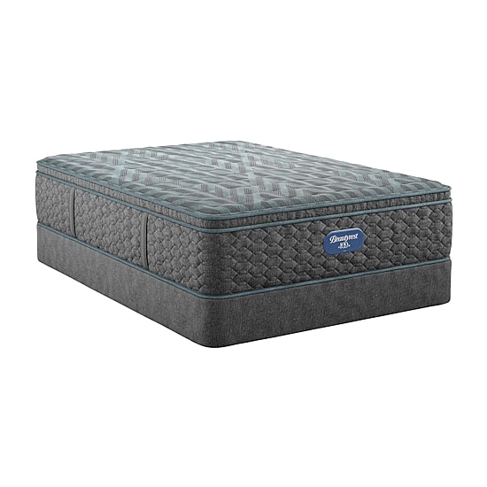 Beautyrest Level One 14.25" Medium Pillow top - Mattress + Box Spring