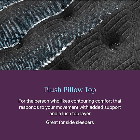 Beautyrest World Class Level Four 16.25" Plush Pillow top - Mattress + Box Spring