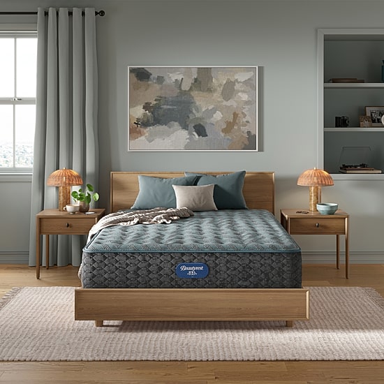 Beautyrest Level One 12.5" Medium Tight top - Mattress + Box Spring