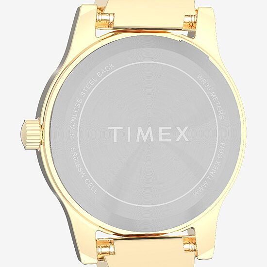 Timex Womens Gold Tone Stainless Steel Expansion Watch Tw2y39200jt