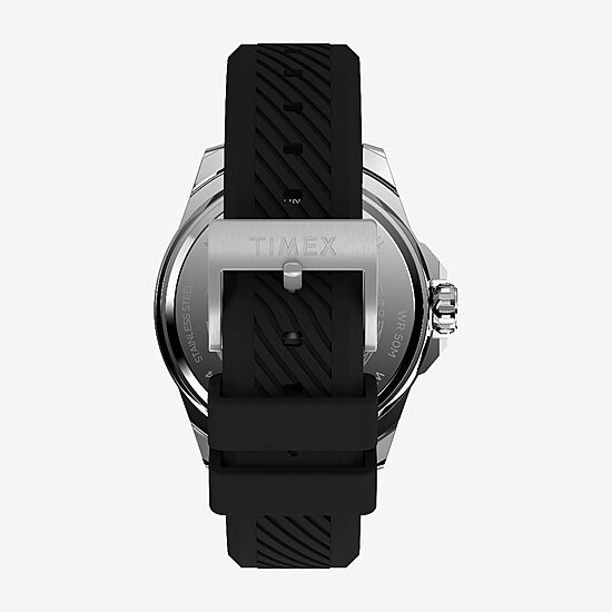 Timex Mens Black Strap Watch None