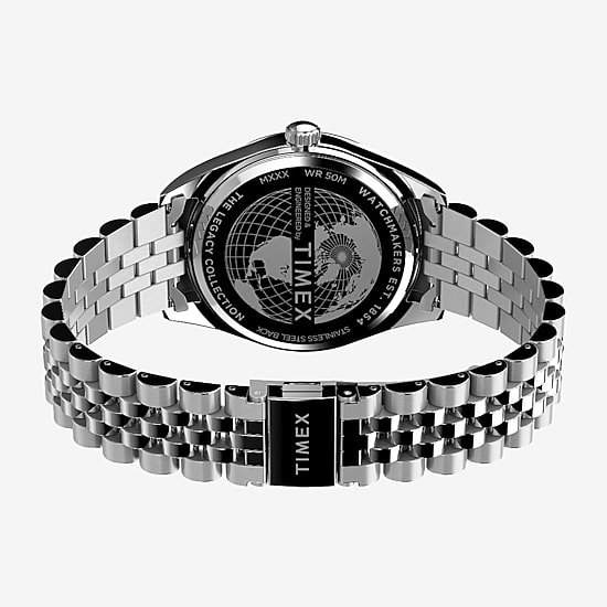 Timex Mens Silver Tone Stainless Steel Bracelet Watch Tw2v67800ji