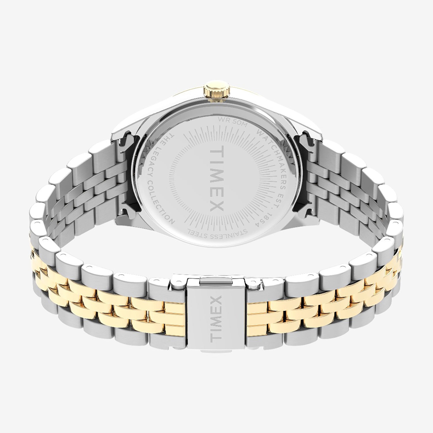 Timex Womens Two Tone Stainless Steel Bracelet Watch None
