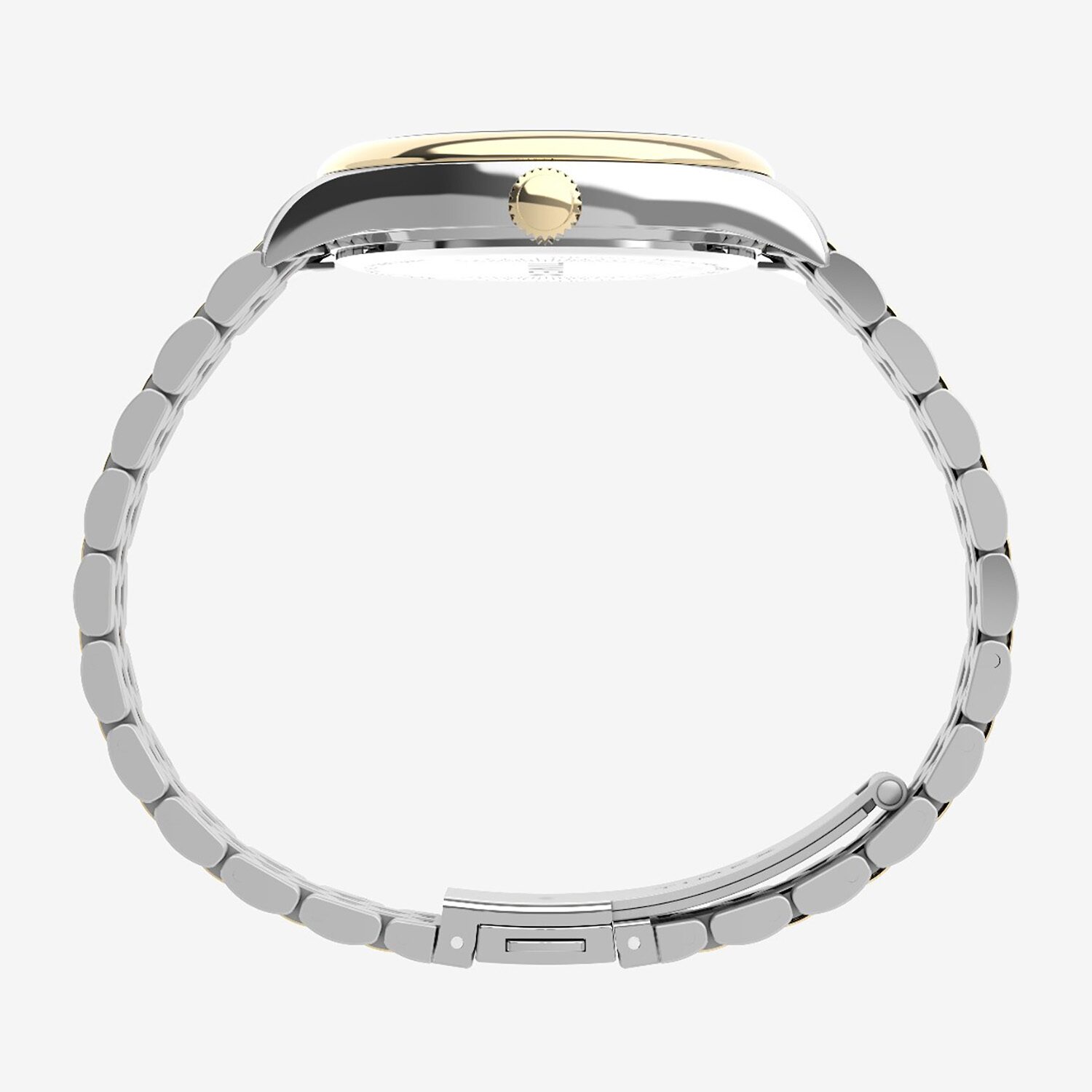 Timex Womens Two Tone Stainless Steel Bracelet Watch None