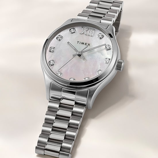 Timex Womens Silver Tone Stainless Steel Bracelet Watch None