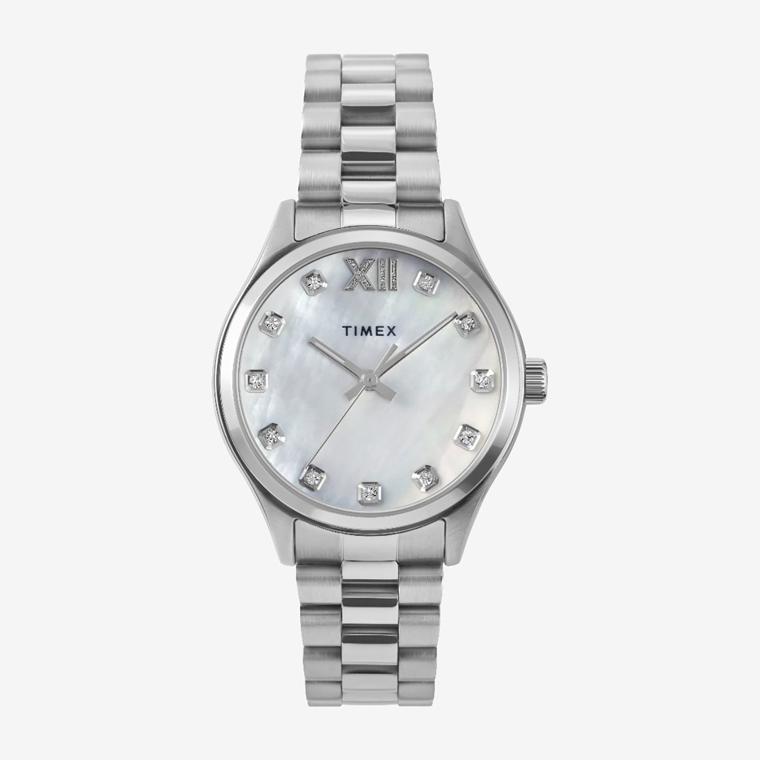 Timex Womens Silver Tone Stainless Steel Bracelet Watch None