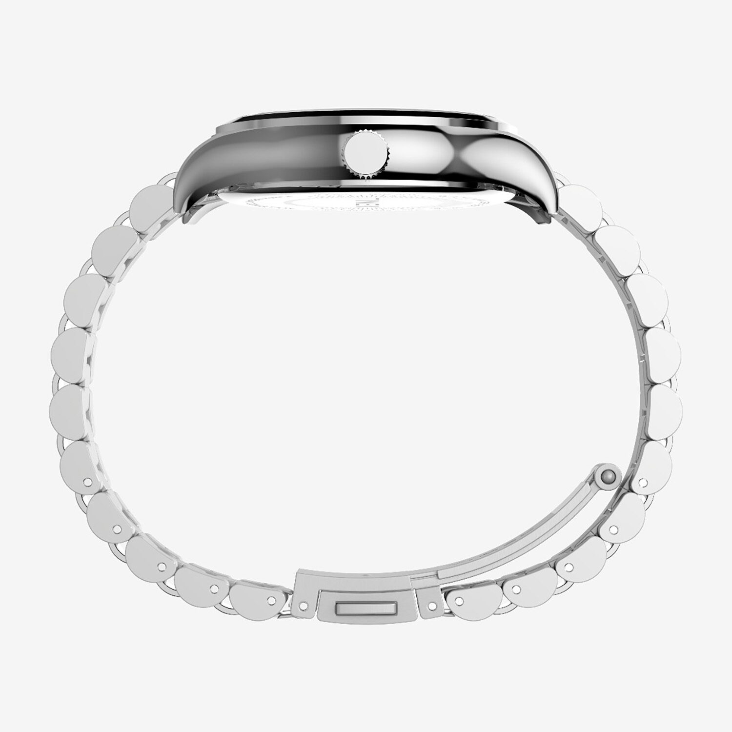 Timex Womens Silver Tone Stainless Steel Bracelet Watch None