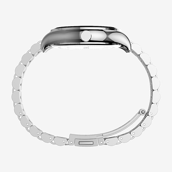 Timex Womens Silver Tone Stainless Steel Bracelet Watch None